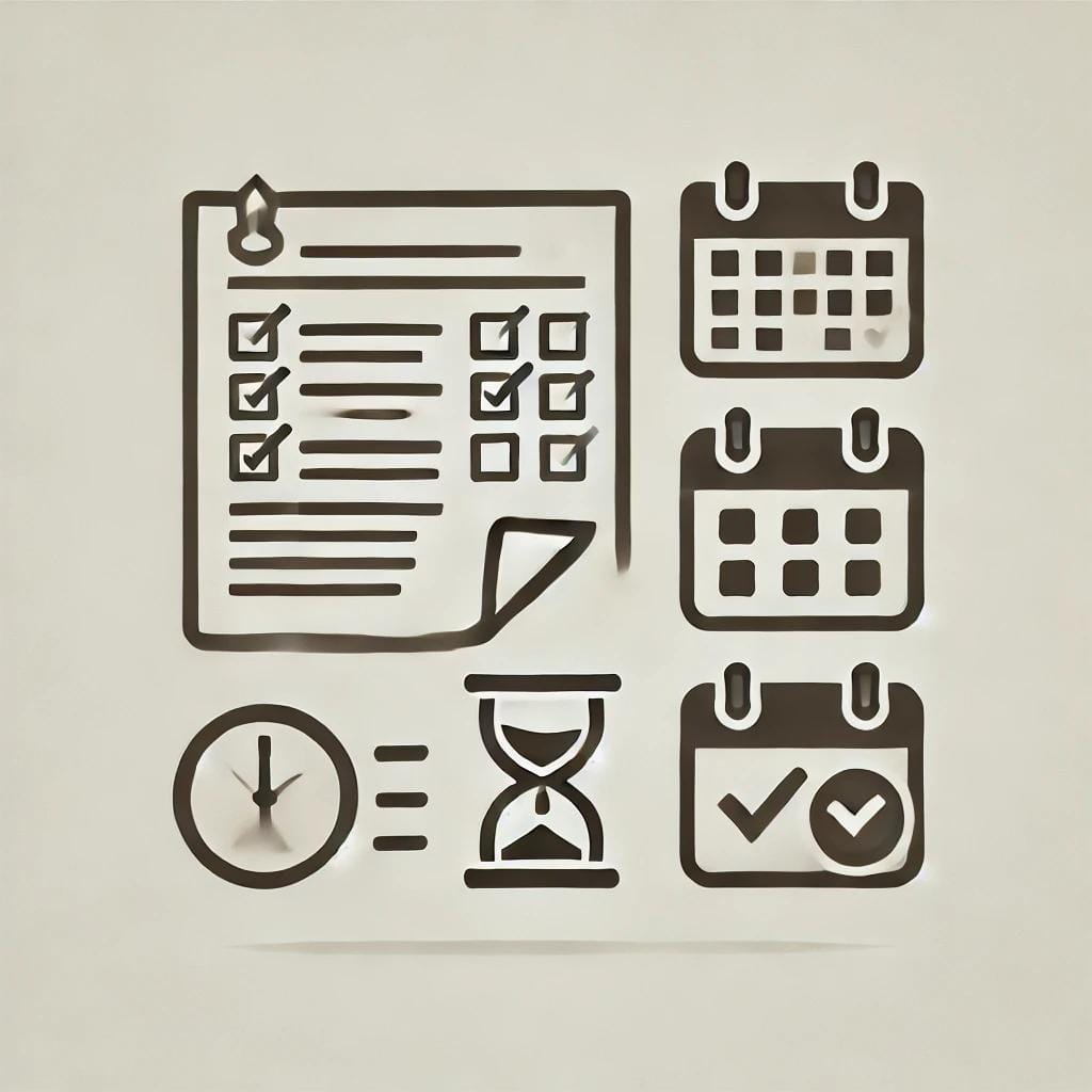 Admin tasks procrastinated