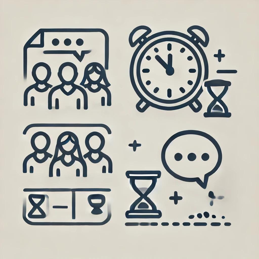 Delayed social tasks